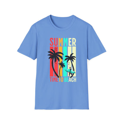 Summer Vibes Unisex T-Shirt, Beach Party Shirt, Casual Wear, Gift for Friends, Vacation Outfit, Coaster Inspired Design