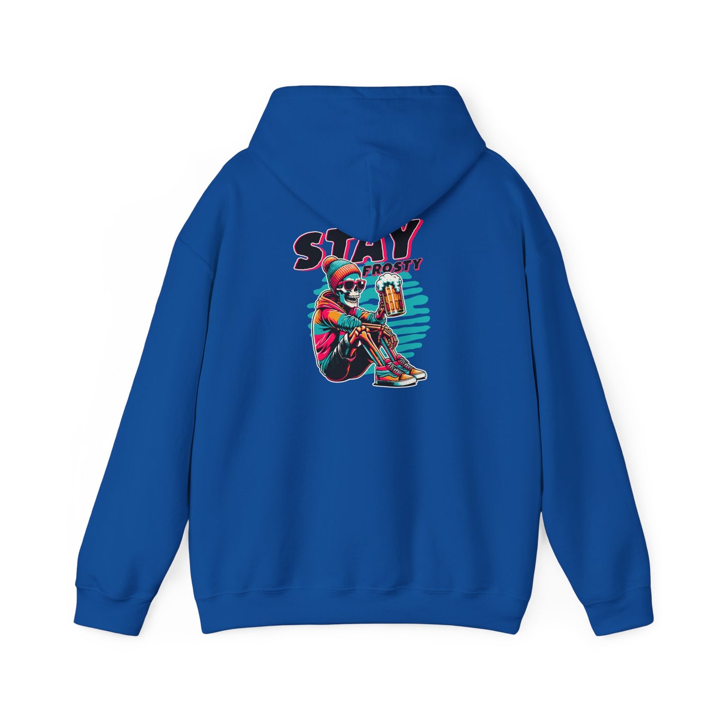 Stay Frosty Hooded Sweatshirt - Cozy Unisex Hoodie for Winter, Gift for Friends, Holiday Style, Casual Wear, Everyday Comfort