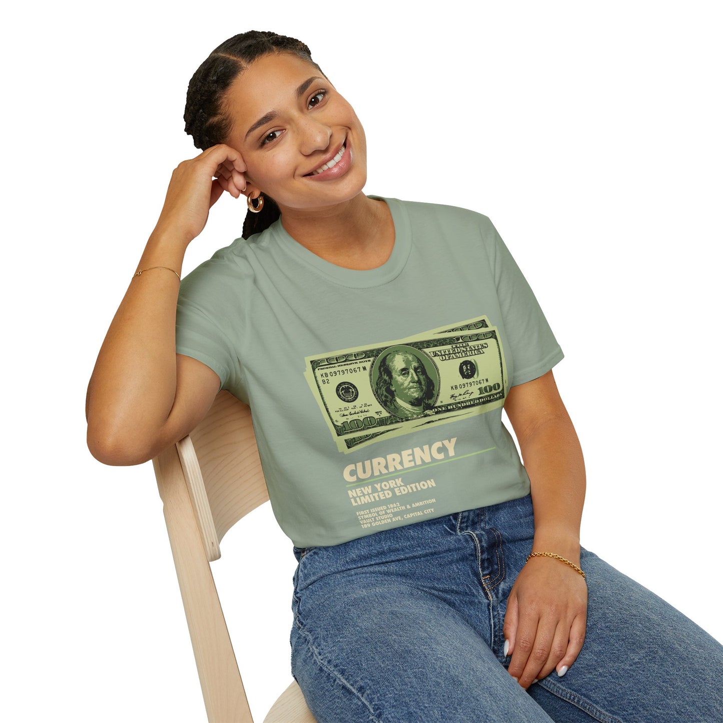 Limited Edition Currency Tee | Unisex Softstyle T-Shirt, Casual Wear, Streetwear, Gift for Him/Her, Unique Graphic Tee