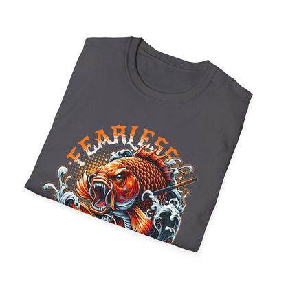 Fearless Koi Unisex Softstyle T-Shirt - Inspirational Gift, Casual Wear, Everyday Comfort, Success Apparel, Relaxed Fit