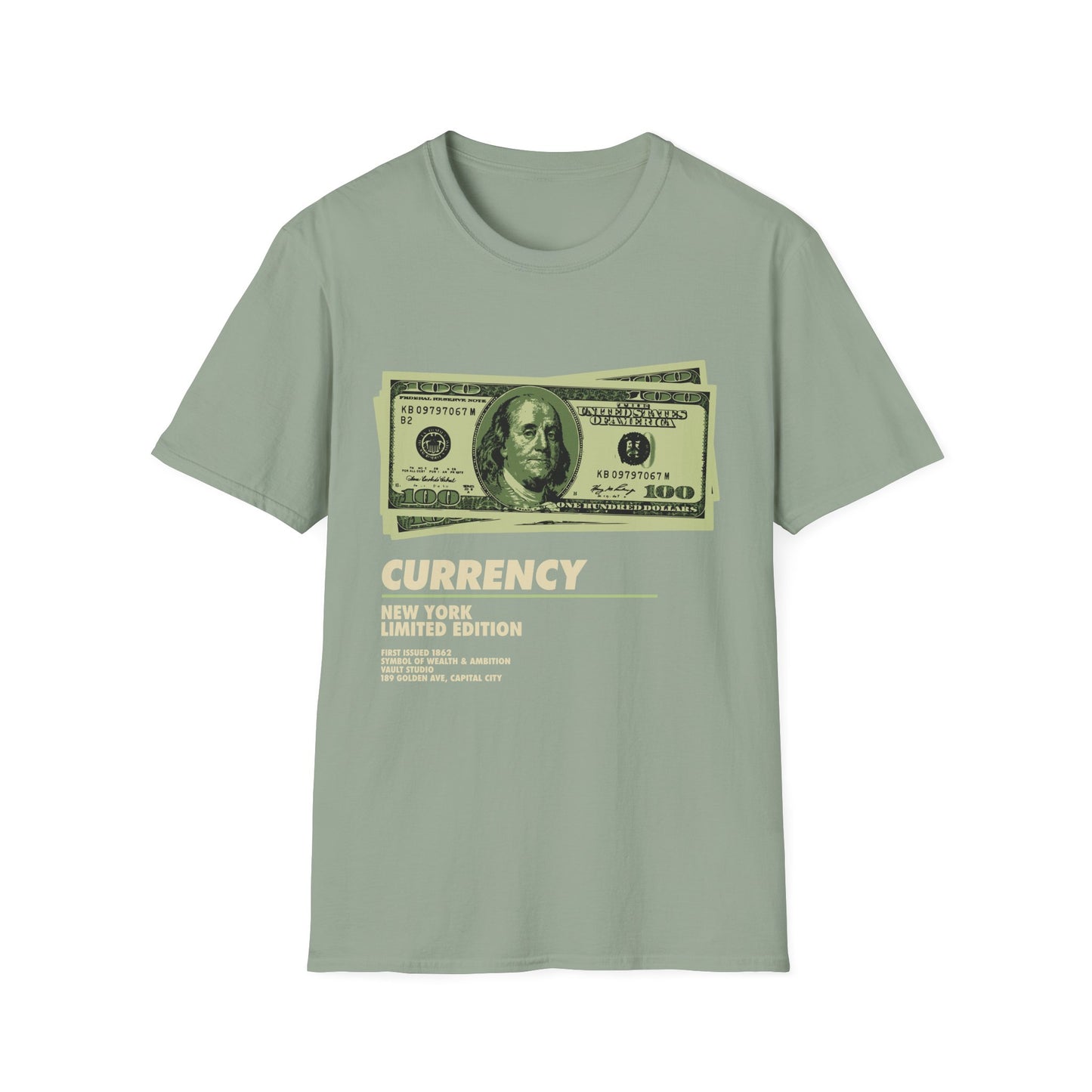 Limited Edition Currency Tee | Unisex Softstyle T-Shirt, Casual Wear, Streetwear, Gift for Him/Her, Unique Graphic Tee