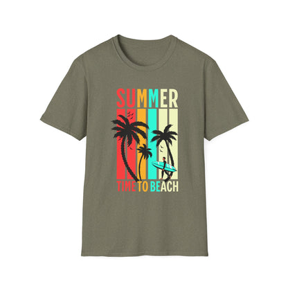 Summer Vibes Unisex T-Shirt, Beach Party Shirt, Casual Wear, Gift for Friends, Vacation Outfit, Coaster Inspired Design