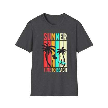 Summer Vibes Unisex T-Shirt, Beach Party Shirt, Casual Wear, Gift for Friends, Vacation Outfit, Coaster Inspired Design