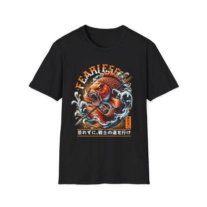 Fearless Koi Unisex Softstyle T-Shirt - Inspirational Gift, Casual Wear, Everyday Comfort, Success Apparel, Relaxed Fit