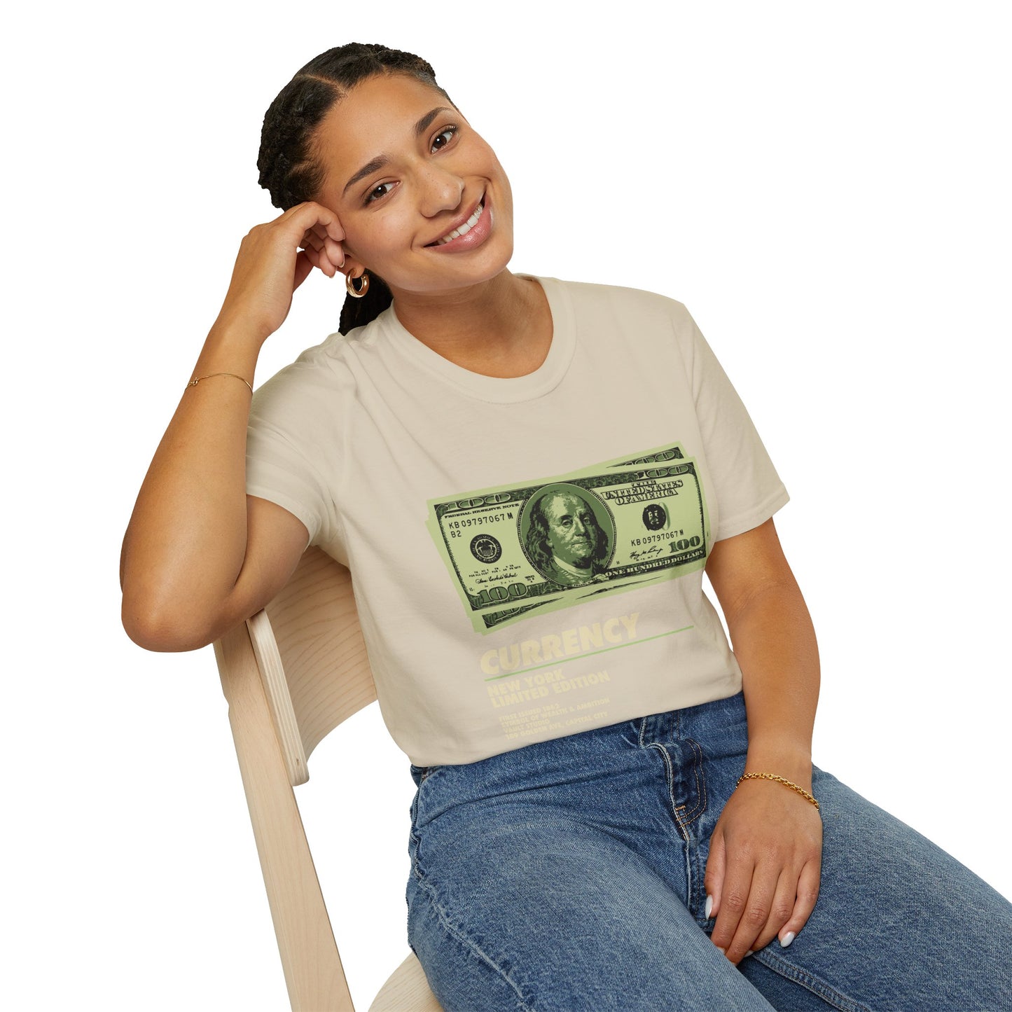 Limited Edition Currency Tee | Unisex Softstyle T-Shirt, Casual Wear, Streetwear, Gift for Him/Her, Unique Graphic Tee