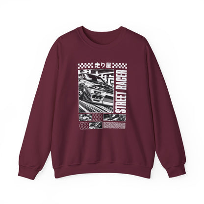 Vintage Racing Graphic Sweatshirt, Cool Car Sweatshirt, Automotive Gift, Unisex Crewneck, Casual Wear, Perfect for Car Lovers