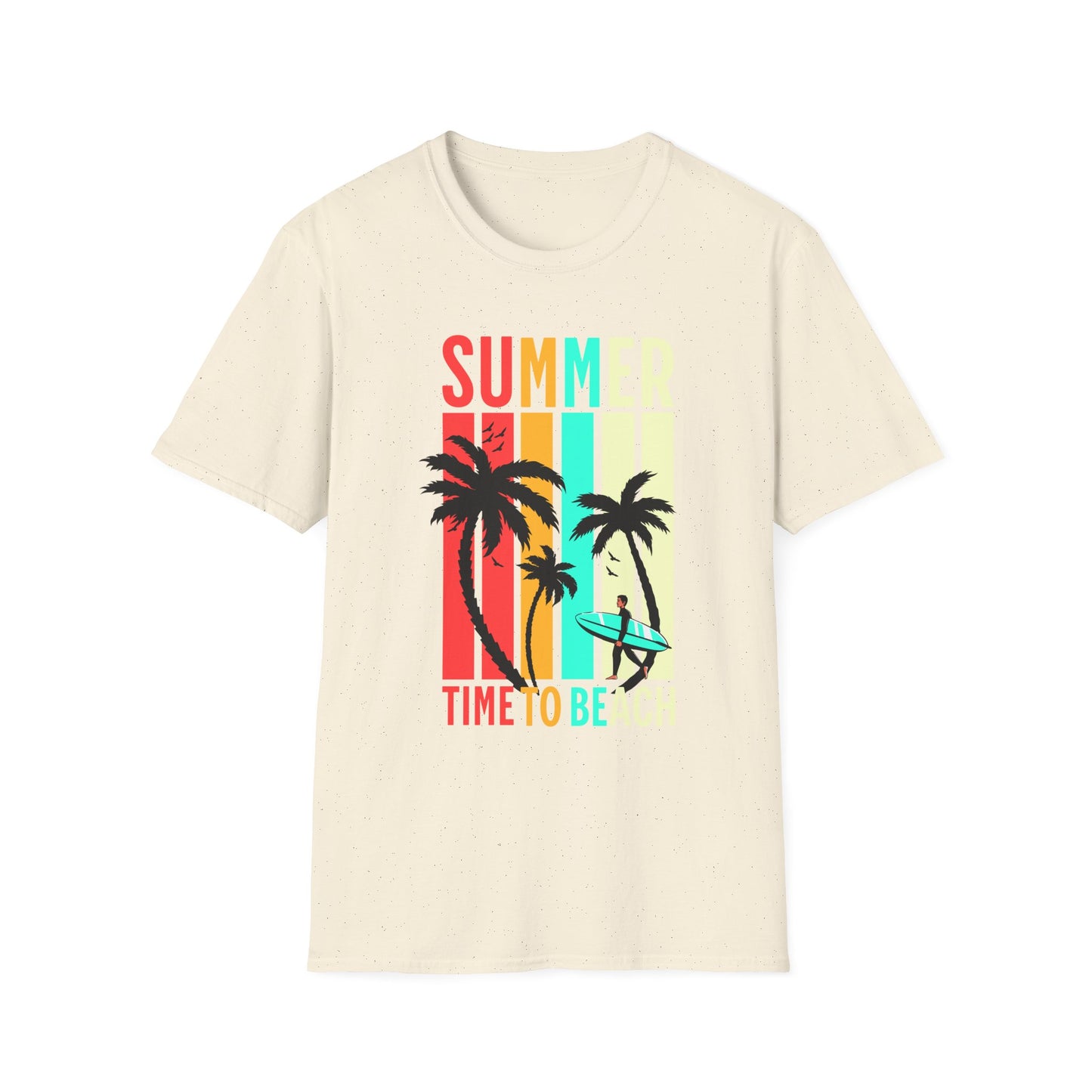 Summer Vibes Unisex T-Shirt, Beach Party Shirt, Casual Wear, Gift for Friends, Vacation Outfit, Coaster Inspired Design