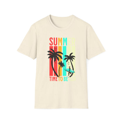 Summer Vibes Unisex T-Shirt, Beach Party Shirt, Casual Wear, Gift for Friends, Vacation Outfit, Coaster Inspired Design