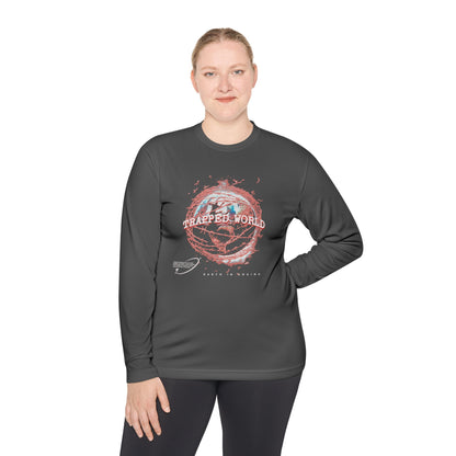 Trapped World Unisex Long Sleeve Tee, Eco-Friendly Casual Shirt, Perfect for Travel & Adventure, Gift for Nature Lovers, Spring & [...]