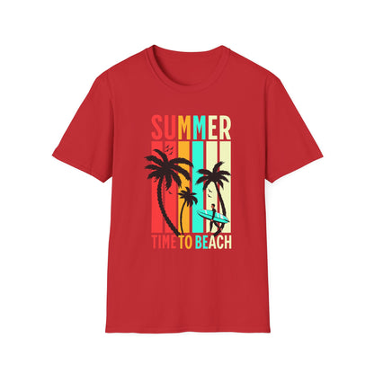 Summer Vibes Unisex T-Shirt, Beach Party Shirt, Casual Wear, Gift for Friends, Vacation Outfit, Coaster Inspired Design