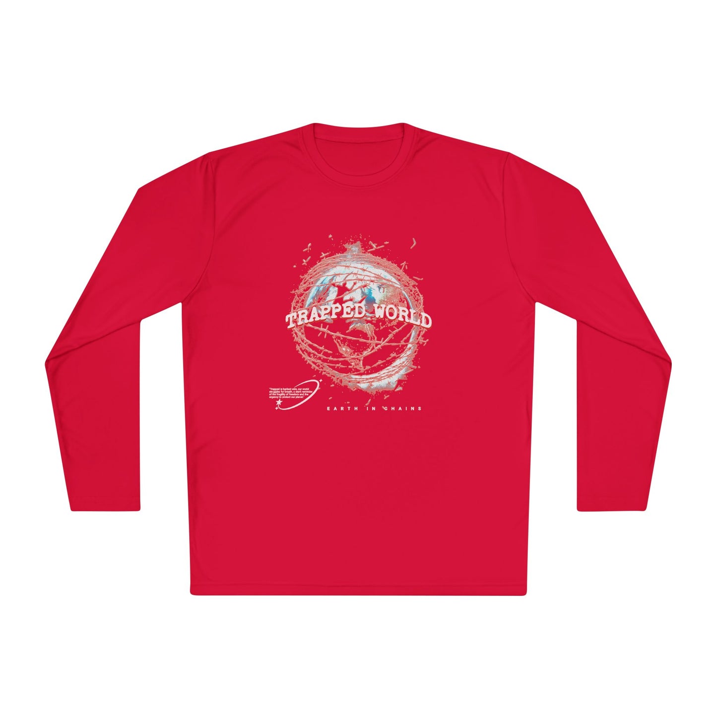 Trapped World Unisex Long Sleeve Tee, Eco-Friendly Casual Shirt, Perfect for Travel & Adventure, Gift for Nature Lovers, Spring & [...]