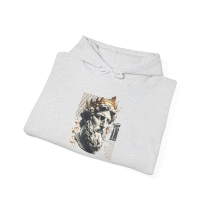 Artistic Hooded Sweatshirt with Classic Design, Casual Apparel, Gift for Art Lovers, Unisex Fashion, Cozy Streetwear, Layering Essential