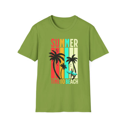 Summer Vibes Unisex T-Shirt, Beach Party Shirt, Casual Wear, Gift for Friends, Vacation Outfit, Coaster Inspired Design