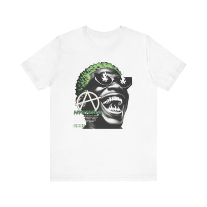 Bold Graphic Tee, Edgy Streetwear Shirt, Urban Casual Wear, Unisex Fashion Top, Gift for Music Lovers, Distinctive Artwork Tee