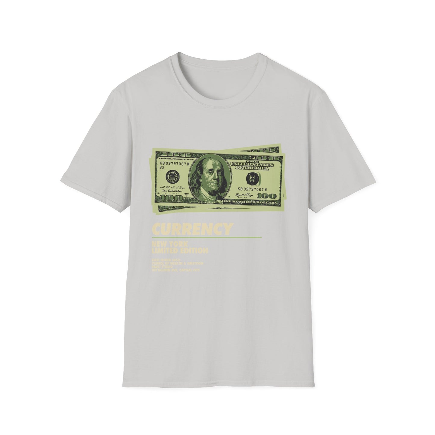 Limited Edition Currency Tee | Unisex Softstyle T-Shirt, Casual Wear, Streetwear, Gift for Him/Her, Unique Graphic Tee