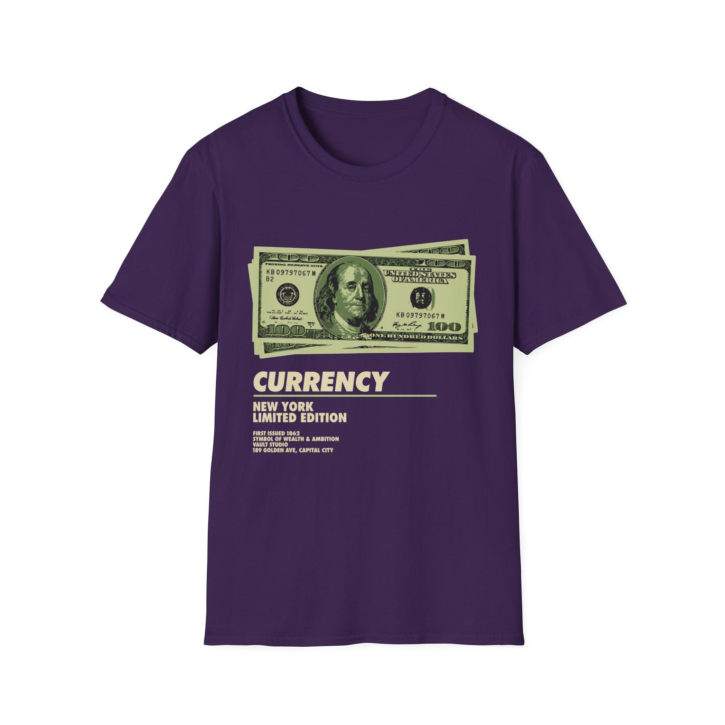 Limited Edition Currency Tee | Unisex Softstyle T-Shirt, Casual Wear, Streetwear, Gift for Him/Her, Unique Graphic Tee