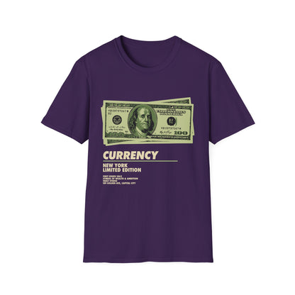 Limited Edition Currency Tee | Unisex Softstyle T-Shirt, Casual Wear, Streetwear, Gift for Him/Her, Unique Graphic Tee