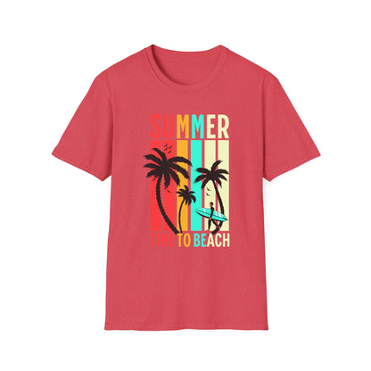 Summer Vibes Unisex T-Shirt, Beach Party Shirt, Casual Wear, Gift for Friends, Vacation Outfit, Coaster Inspired Design