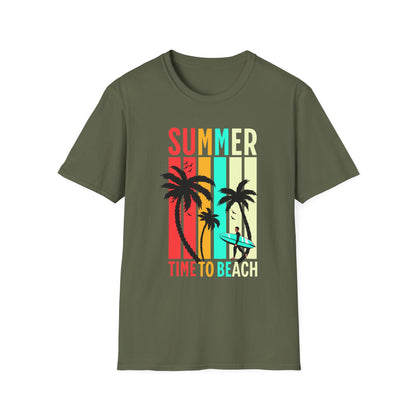 Summer Vibes Unisex T-Shirt, Beach Party Shirt, Casual Wear, Gift for Friends, Vacation Outfit, Coaster Inspired Design