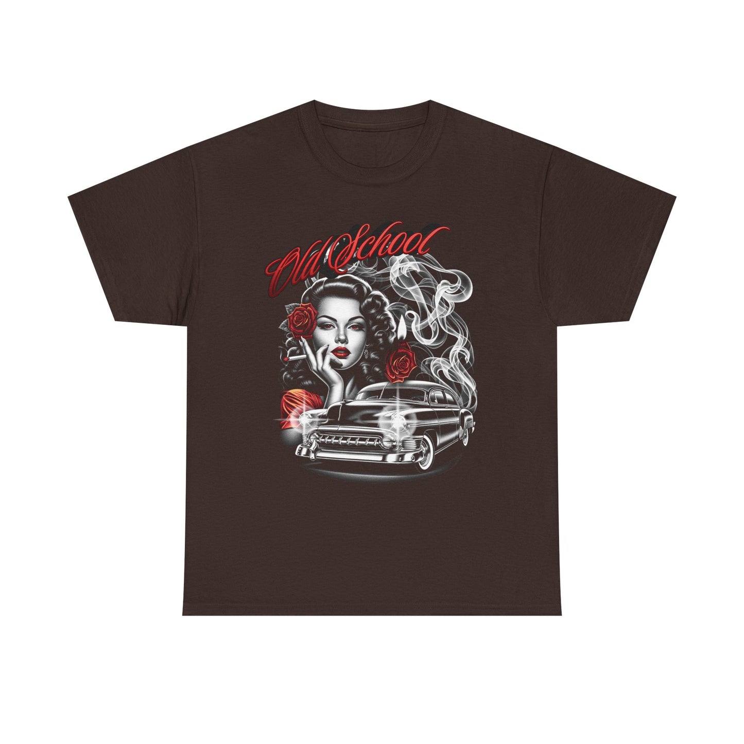 Artistic Unisex Heavy Cotton Tee - Vintage Vibes Graphic, Casual Wear, Music Lover Gift, Street Style Tee, Unisex Shirt