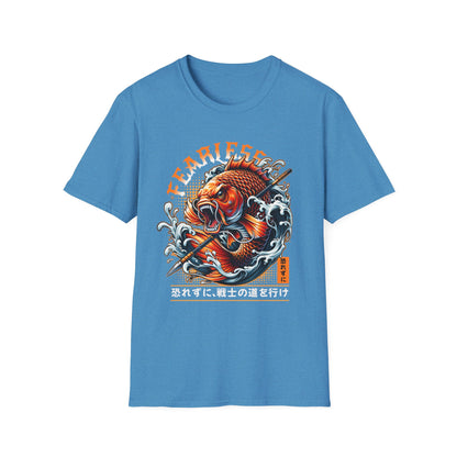 Fearless Koi Unisex Softstyle T-Shirt - Inspirational Gift, Casual Wear, Everyday Comfort, Success Apparel, Relaxed Fit