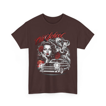 Artistic Unisex Heavy Cotton Tee - Vintage Vibes Graphic, Casual Wear, Music Lover Gift, Street Style Tee, Unisex Shirt