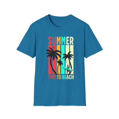 Summer Vibes Unisex T-Shirt, Beach Party Shirt, Casual Wear, Gift for Friends, Vacation Outfit, Coaster Inspired Design