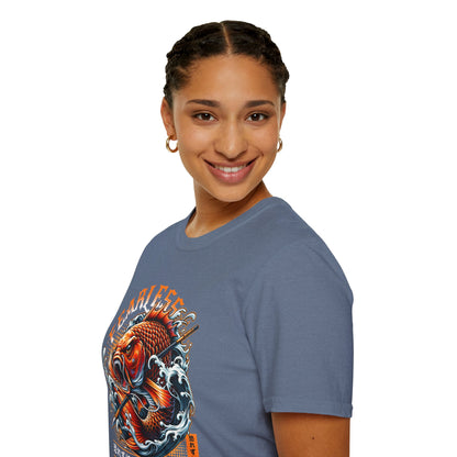 Fearless Koi Unisex Softstyle T-Shirt - Inspirational Gift, Casual Wear, Everyday Comfort, Success Apparel, Relaxed Fit