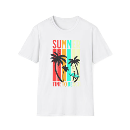 Summer Vibes Unisex T-Shirt, Beach Party Shirt, Casual Wear, Gift for Friends, Vacation Outfit, Coaster Inspired Design