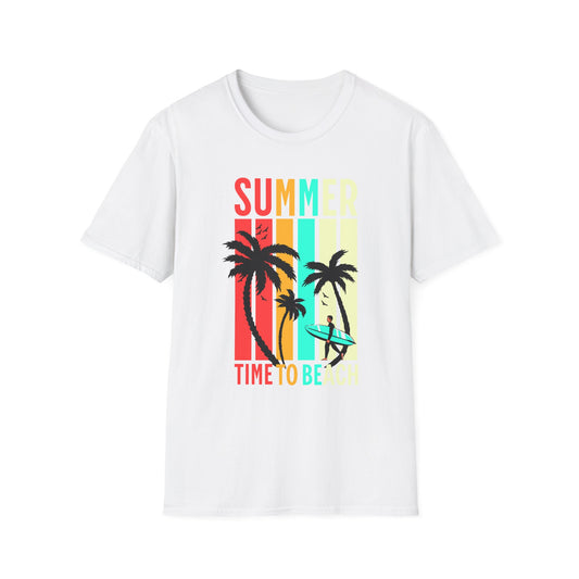 Summer Vibes Unisex T-Shirt, Beach Party Shirt, Casual Wear, Gift for Friends, Vacation Outfit, Coaster Inspired Design