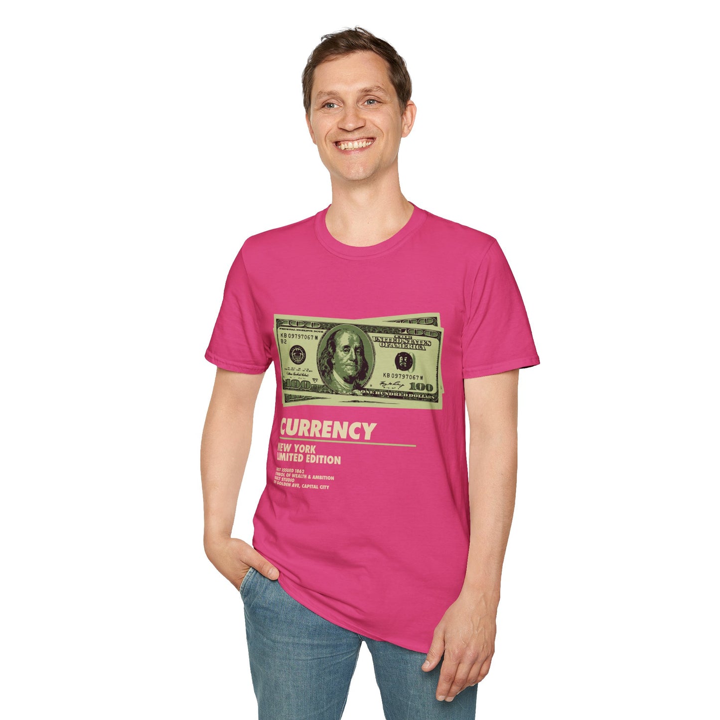 Limited Edition Currency Tee | Unisex Softstyle T-Shirt, Casual Wear, Streetwear, Gift for Him/Her, Unique Graphic Tee