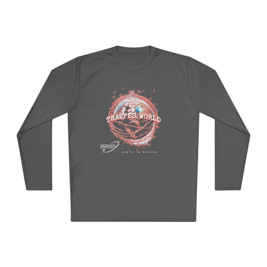 Trapped World Unisex Long Sleeve Tee, Eco-Friendly Casual Shirt, Perfect for Travel & Adventure, Gift for Nature Lovers, Spring & [...]