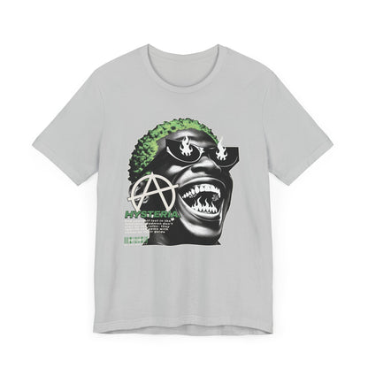 Bold Graphic Tee, Edgy Streetwear Shirt, Urban Casual Wear, Unisex Fashion Top, Gift for Music Lovers, Distinctive Artwork Tee
