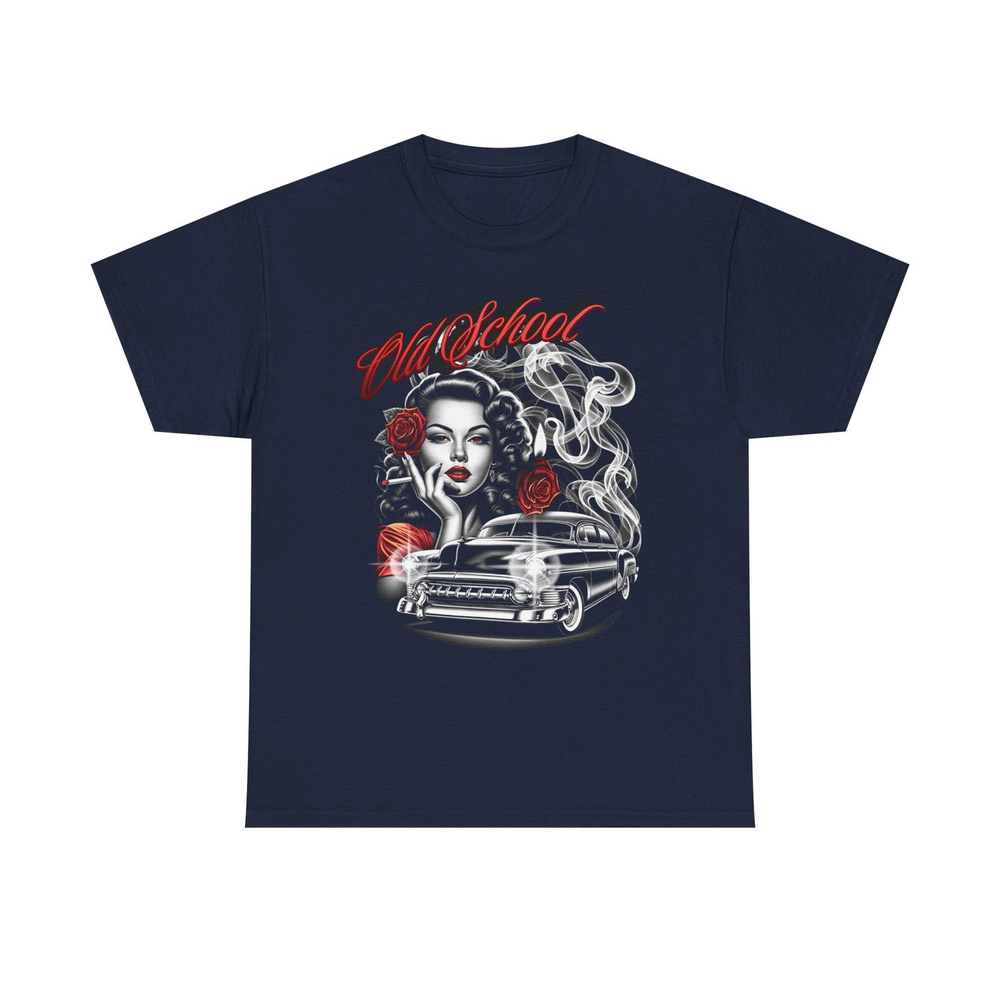 Artistic Unisex Heavy Cotton Tee - Vintage Vibes Graphic, Casual Wear, Music Lover Gift, Street Style Tee, Unisex Shirt
