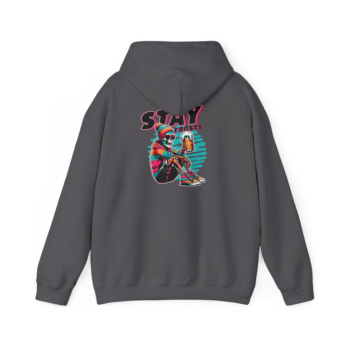 Stay Frosty Hooded Sweatshirt - Cozy Unisex Hoodie for Winter, Gift for Friends, Holiday Style, Casual Wear, Everyday Comfort