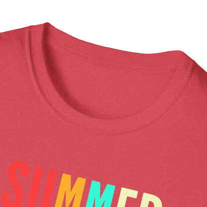 Summer Vibes Unisex T-Shirt, Beach Party Shirt, Casual Wear, Gift for Friends, Vacation Outfit, Coaster Inspired Design