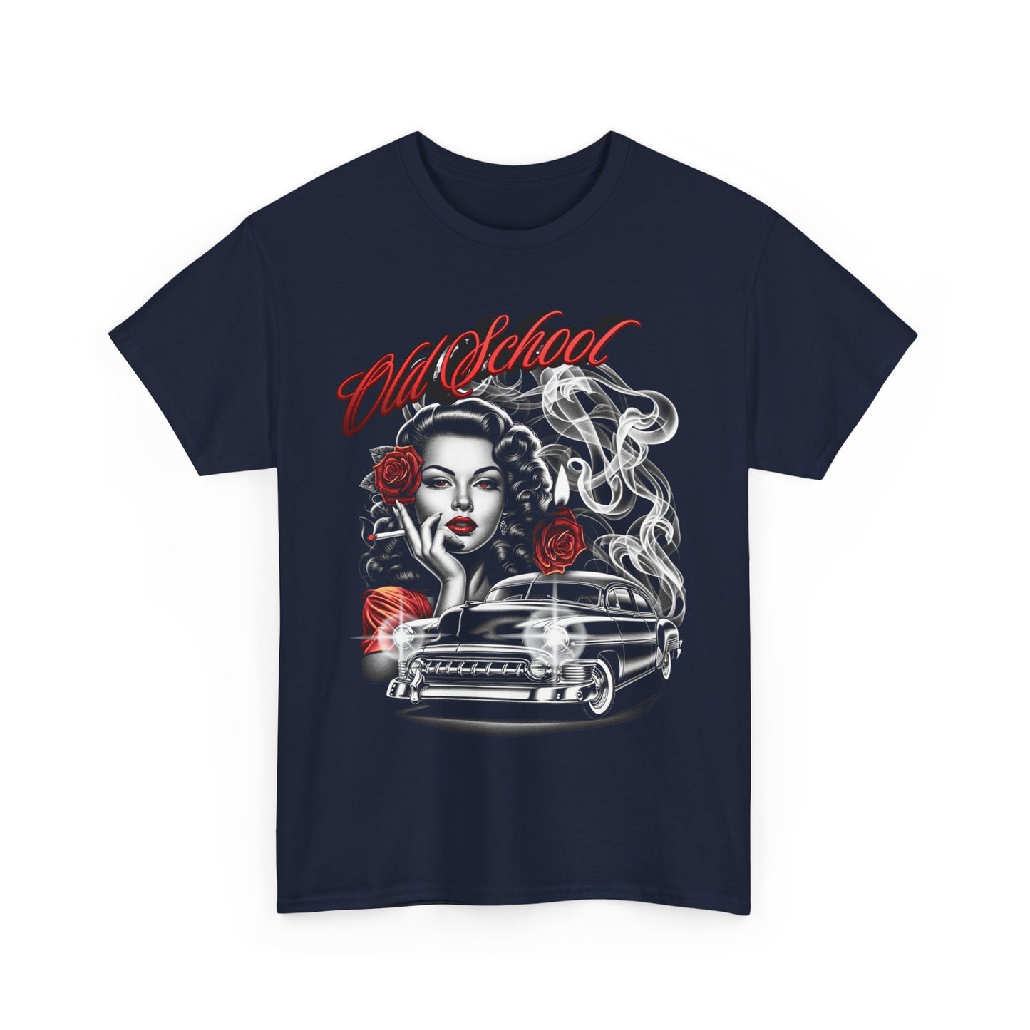 Artistic Unisex Heavy Cotton Tee - Vintage Vibes Graphic, Casual Wear, Music Lover Gift, Street Style Tee, Unisex Shirt