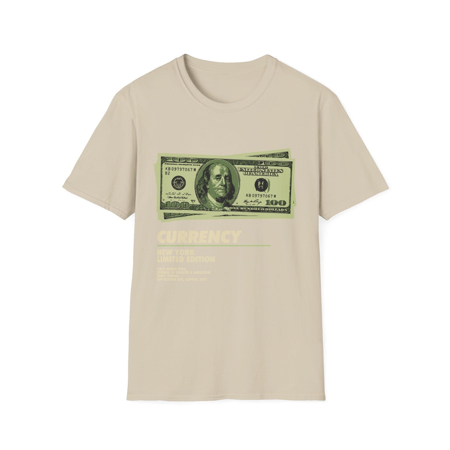 Limited Edition Currency Tee | Unisex Softstyle T-Shirt, Casual Wear, Streetwear, Gift for Him/Her, Unique Graphic Tee