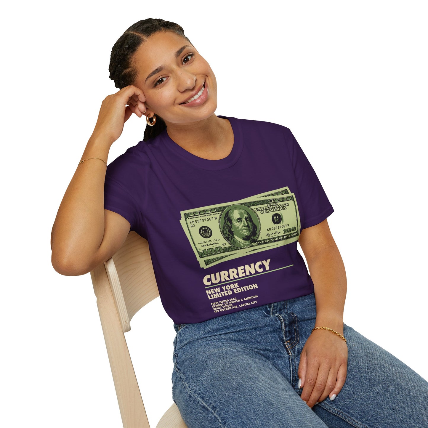 Limited Edition Currency Tee | Unisex Softstyle T-Shirt, Casual Wear, Streetwear, Gift for Him/Her, Unique Graphic Tee