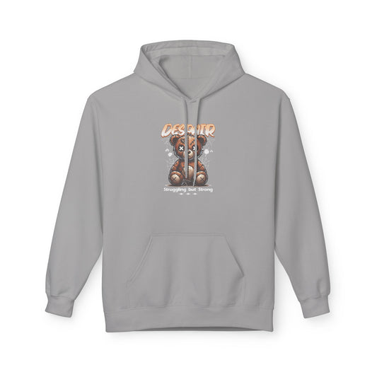 Despair Bear Hoodie | Cozy Graphic Fleece Sweatshirt for Comfort | Cute Gift for Friends | Fall Essentials | Unisex Casual Wear