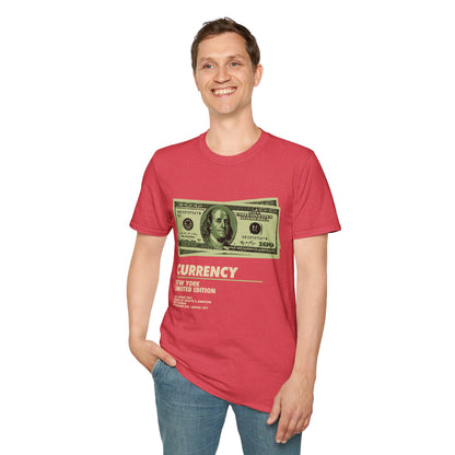 Limited Edition Currency Tee | Unisex Softstyle T-Shirt, Casual Wear, Streetwear, Gift for Him/Her, Unique Graphic Tee