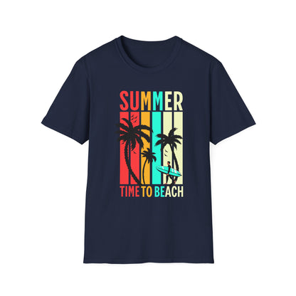 Summer Vibes Unisex T-Shirt, Beach Party Shirt, Casual Wear, Gift for Friends, Vacation Outfit, Coaster Inspired Design
