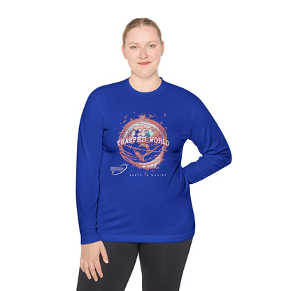Trapped World Unisex Long Sleeve Tee, Eco-Friendly Casual Shirt, Perfect for Travel & Adventure, Gift for Nature Lovers, Spring & [...]