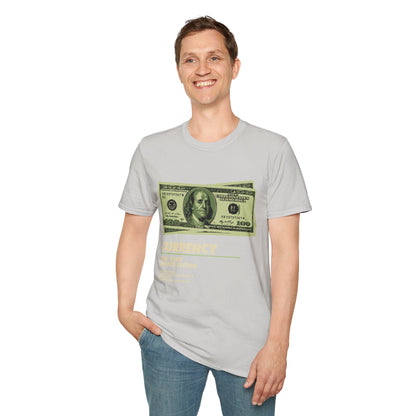 Limited Edition Currency Tee | Unisex Softstyle T-Shirt, Casual Wear, Streetwear, Gift for Him/Her, Unique Graphic Tee