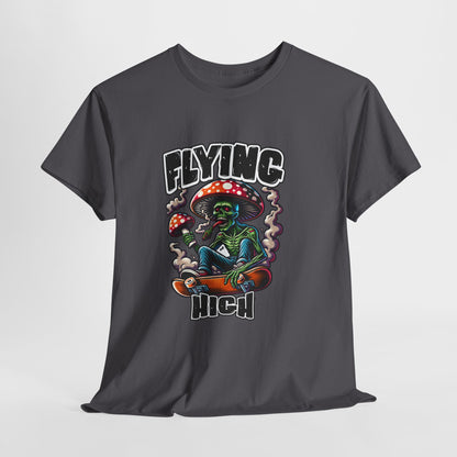 Flying High Unisex Cotton Tee, Psychedelic Shirt, Casual Wear, Gift for Stoners, Retro Fashion, Fun Graphic T-Shirt