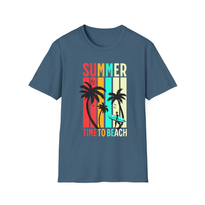 Summer Vibes Unisex T-Shirt, Beach Party Shirt, Casual Wear, Gift for Friends, Vacation Outfit, Coaster Inspired Design