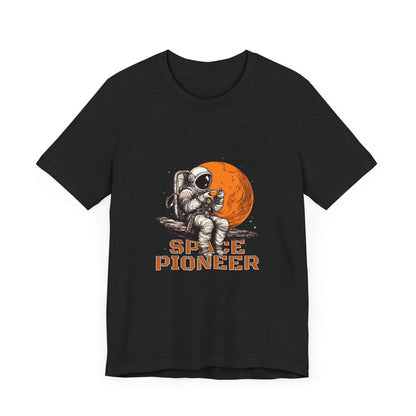 Space Pioneer Astronaut Tee, Cosmic Shirt, Gift for Astro Lovers, Unisex Graphic Tee, Sci-Fi T-Shirt, Casual Spacewear