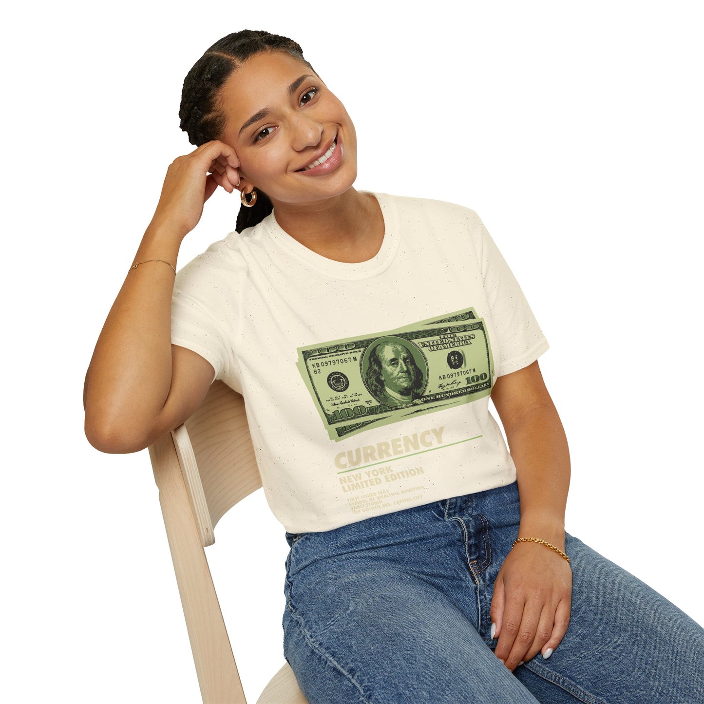Limited Edition Currency Tee | Unisex Softstyle T-Shirt, Casual Wear, Streetwear, Gift for Him/Her, Unique Graphic Tee