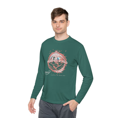 Trapped World Unisex Long Sleeve Tee, Eco-Friendly Casual Shirt, Perfect for Travel & Adventure, Gift for Nature Lovers, Spring & [...]