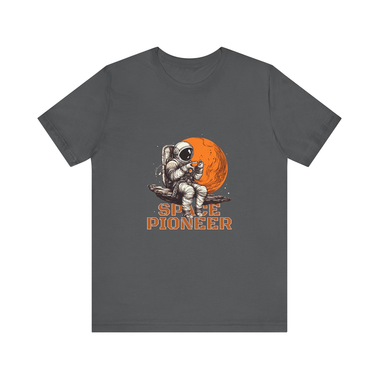 Space Pioneer Astronaut Tee, Cosmic Shirt, Gift for Astro Lovers, Unisex Graphic Tee, Sci-Fi T-Shirt, Casual Spacewear